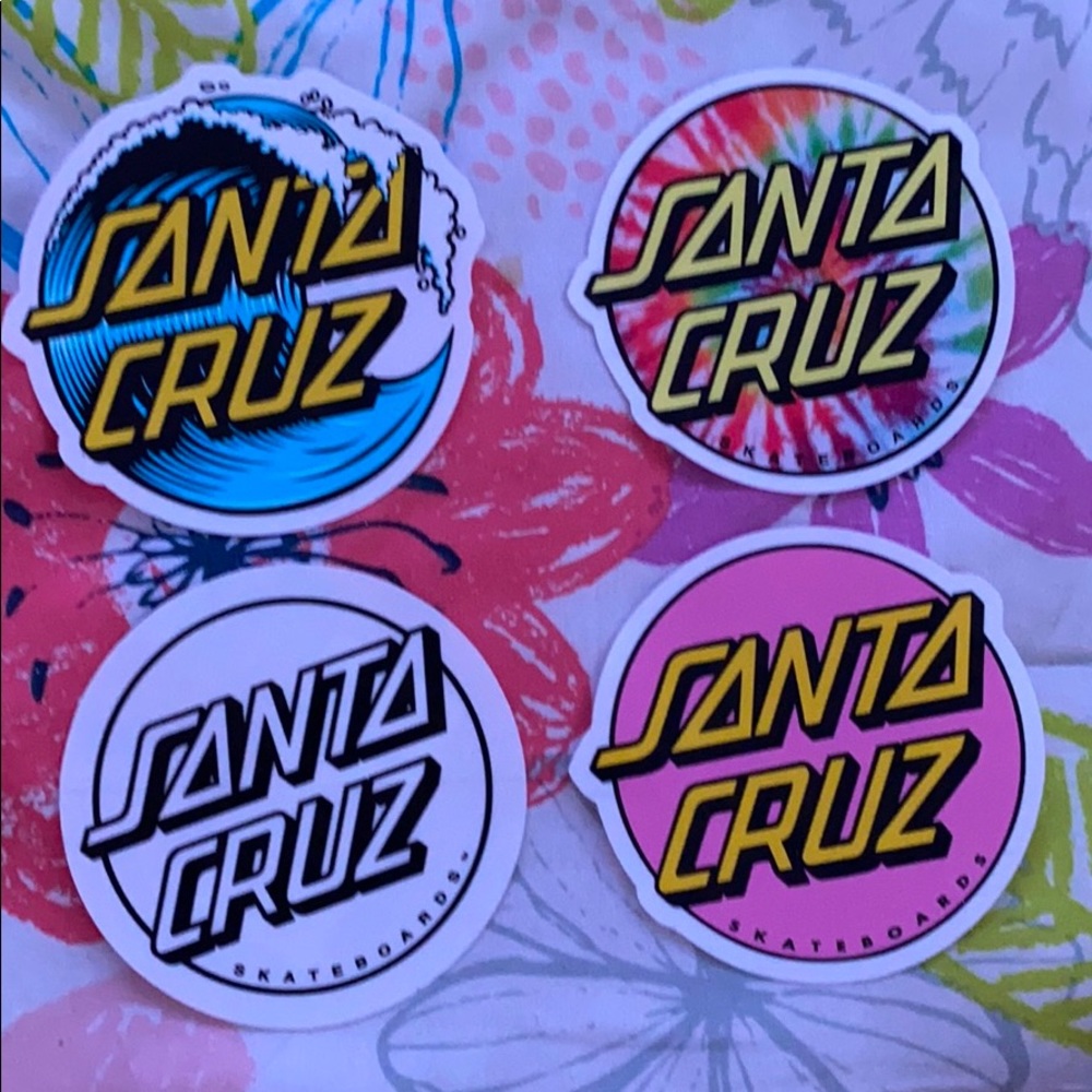 Santa Cruz stickers
